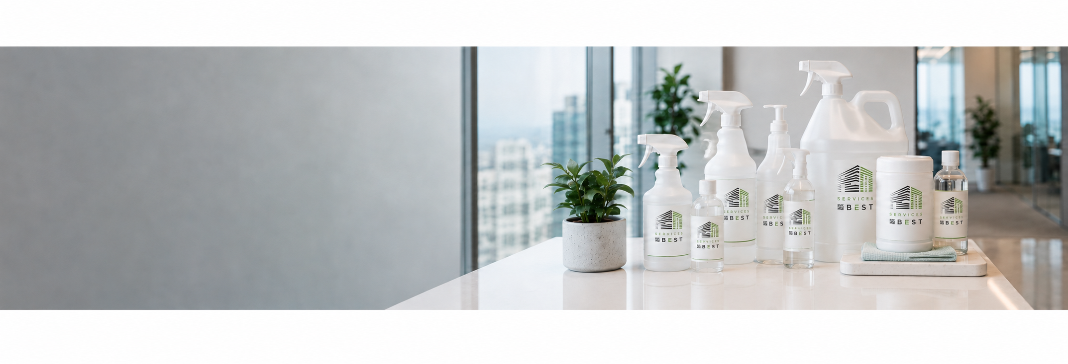 Gamme de produits écolabellisés et Ecocert utilisés par SERVICES by BEST